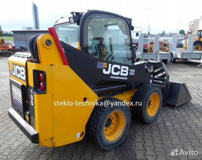 Стекло заднее на мини погрузчик Jcb Eco Robot