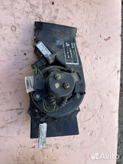 Моторчик печки bmwx5 E53 корпус+реостат