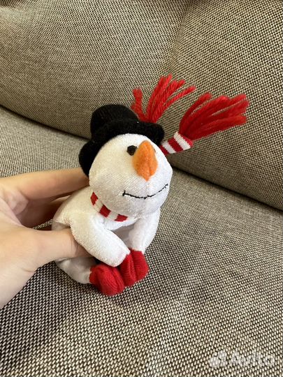 Мягкая игрушка снеговик на магнитах детская