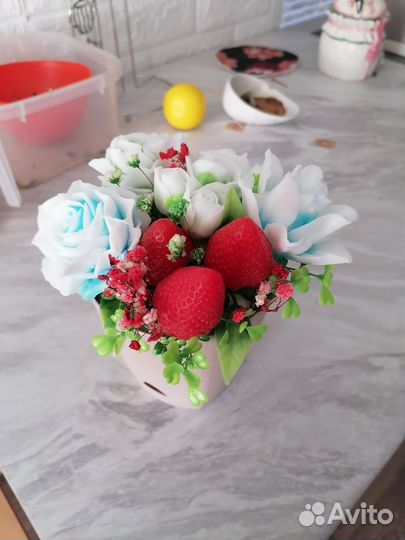 Букет из мыла