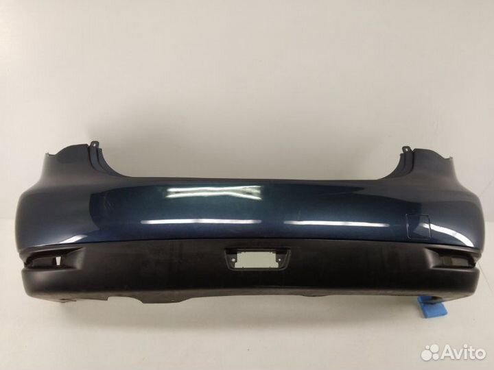 Бампер задний Nissan Almera G15 2012-18 черный GNF