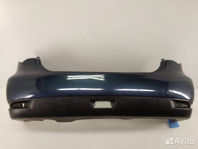 Бампер задний Nissan Almera G15 2012-18 черный GNF