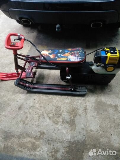 Детский снегокат с мотором