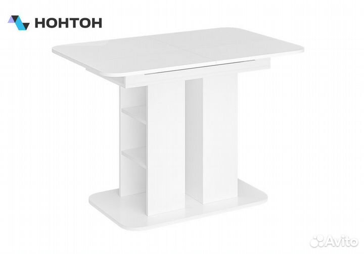 Стол обеденный Оливер-04 белое дерево