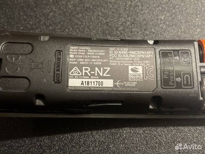 Новый оригинальный пульт samsung Bn59-01298D