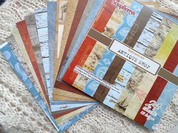 Новая бумага для скрапбукинга цветная