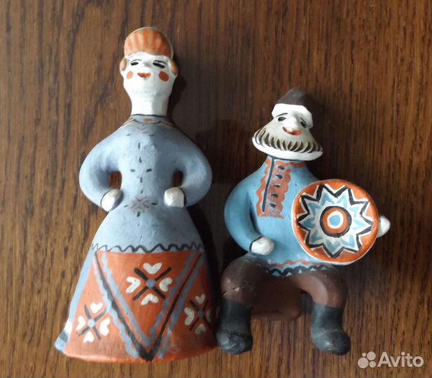 Фигурки игрушка народная Мужик и баба