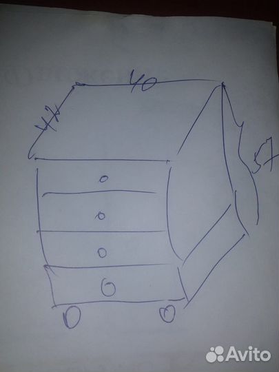 Ящик для игрушек б/у под кровать на колесах