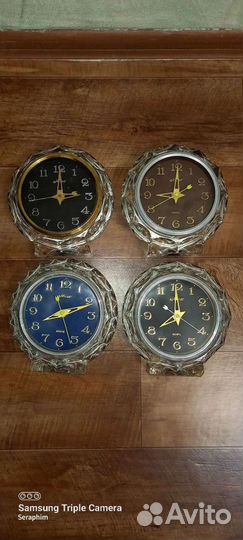 Часы маяк хрусталь кварц СССР