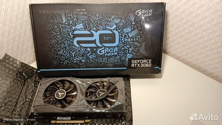 Видеокарта RTX 3060 12 гб