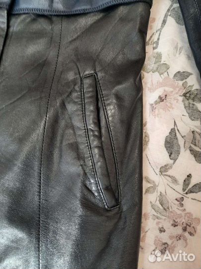 Куртка кожаная женская размер 42-44