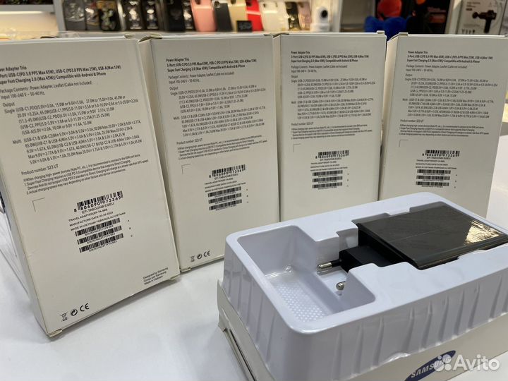 Блок питания samsung 3в1 65w