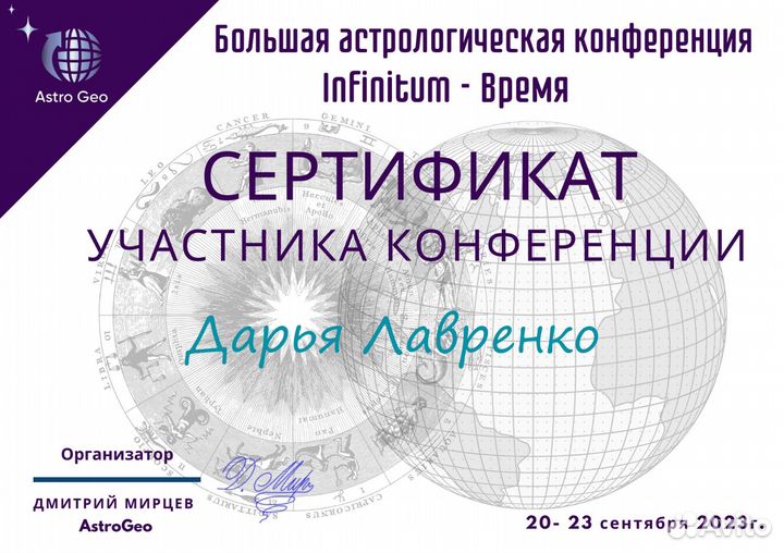 Астролог / Хорар / Натальная карта