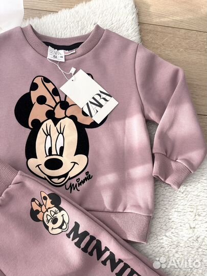 Костюм детский на флисе Zara минни
