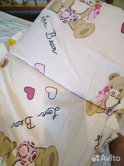 Бортики на детскую кроватку