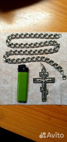 Серебряная цепь с крестом (Бисмарк)