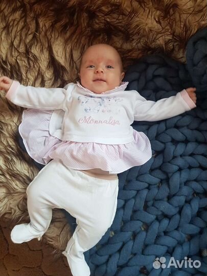 Плед покрывало вязаный