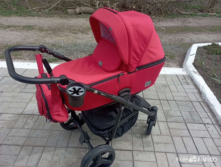 Коляска 2 в 1 adamex reggio