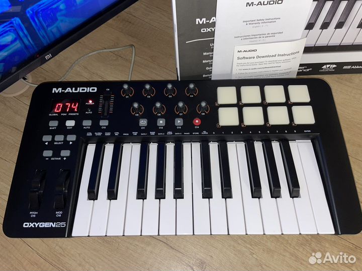 M-audio oxygen 25 mk lV midi