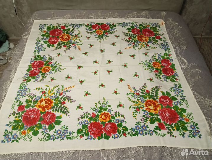 Павловопосадский платок СССР 1970 г