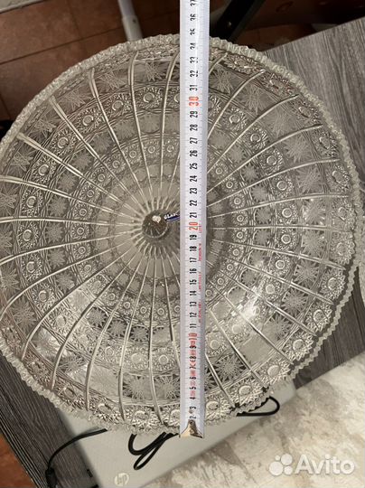 Хрустальная ваза чехия