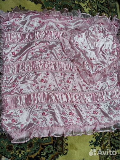 Пододеяльник и наволочка для детской кроватки