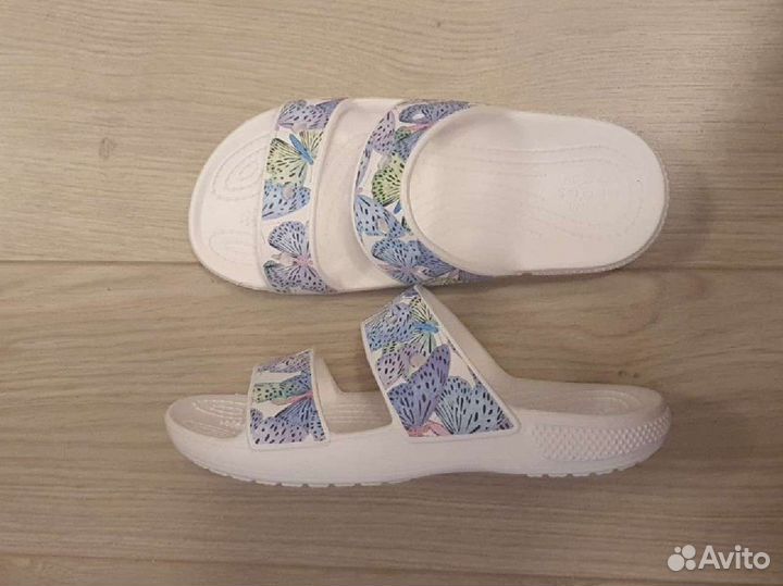 Детские сандалии crocs classic sandal белые J3 R34