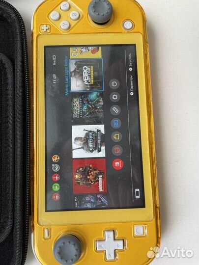 Nintendo switch lite с играми
