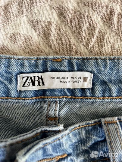 Джинсы zara широкие новые оригинал