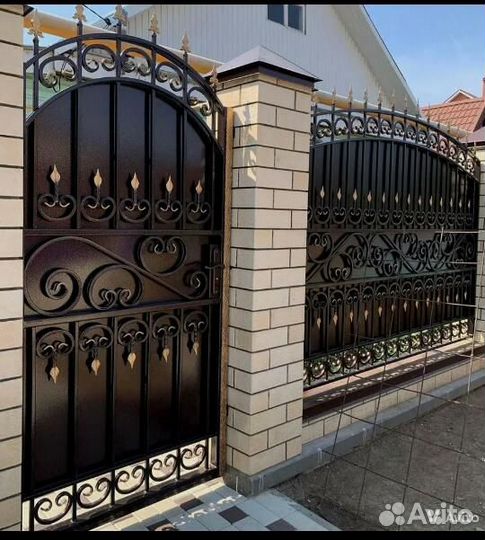 Кованые ворота