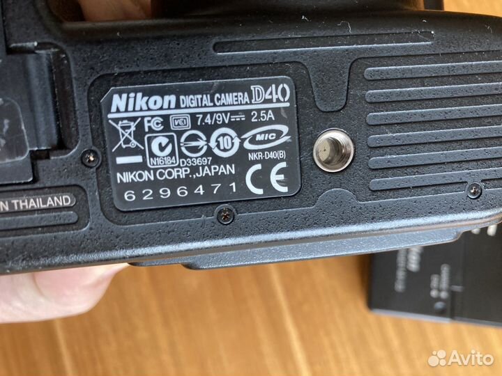 Nikon D40 Зеркальный фотоаппарат