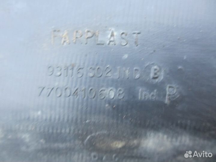 Планка лобового стекла Renault Symbol 2005 г.в