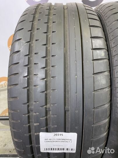 Continental ContiSportContact 2 265/40 R21 102Y