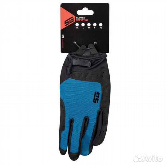 Велоперчатки полноразмерные STG Fit Skin, размер XL, серый с черным