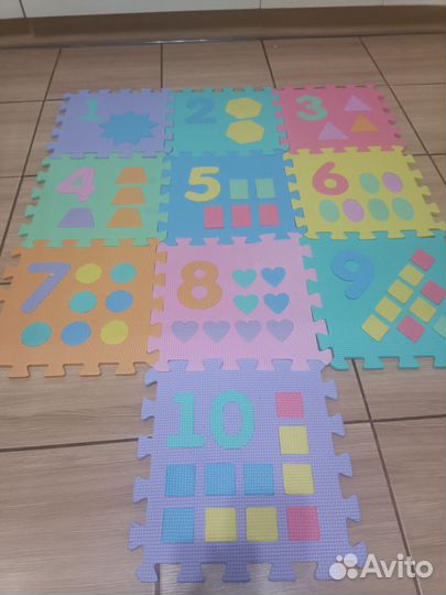 Детский коврик пазл