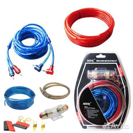 Комплект проводов для подключения сабвуфера