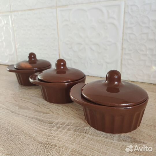 Кокотница керамическая 200мл набор