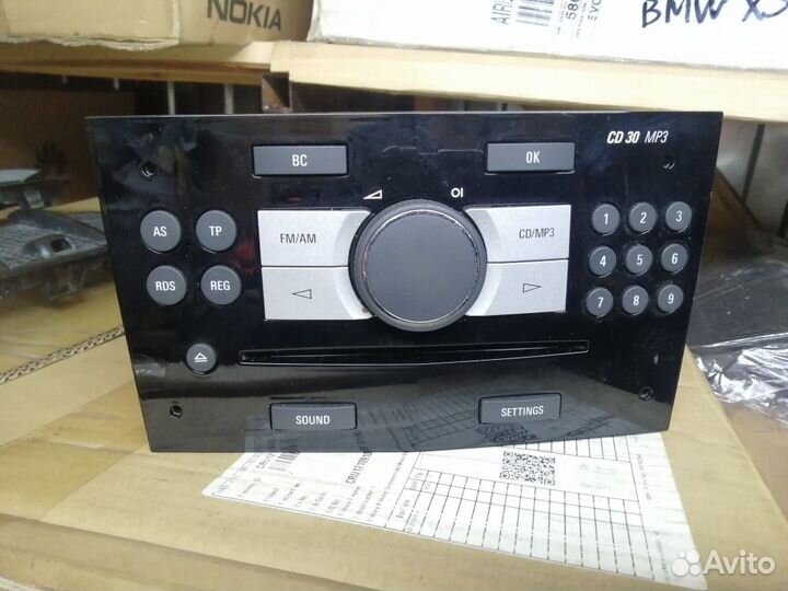 Магнитола штатная MP3 Opel Astra H