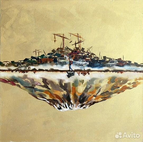 Картина маслом «Эволюция»