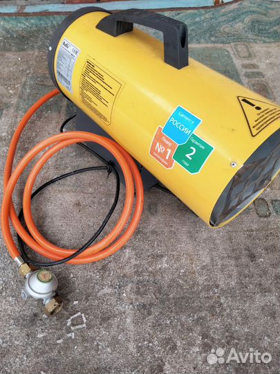 Тепловая пушка газовая и электро аренда баллоны