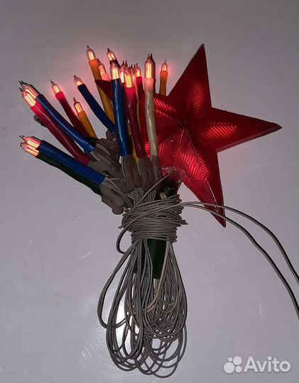 Гирлянда на ёлку СССР