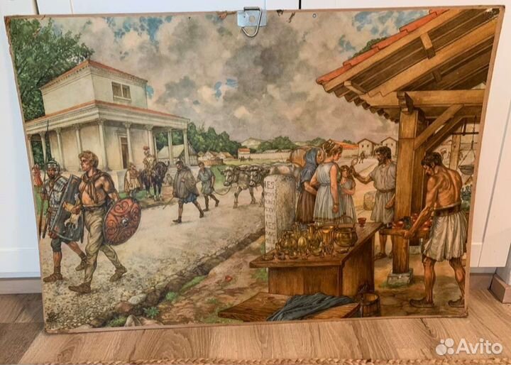 Обучающие картины, винтажные