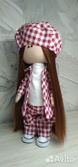 Интерьерная кукла тильда ручной работы