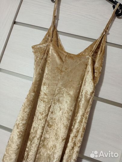 Бархатное платье 42-44