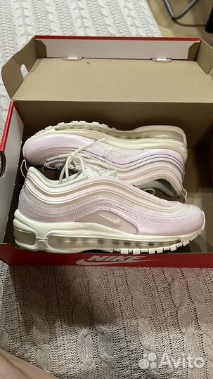 Кроссовки nike air max 97 розовые, 39 размер