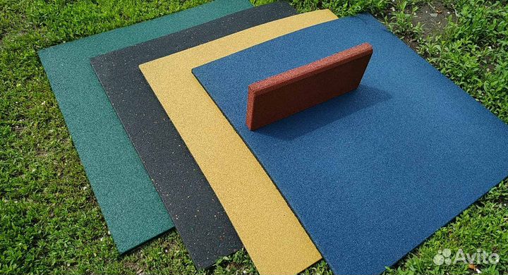 Резиновая плитка 1000х1000