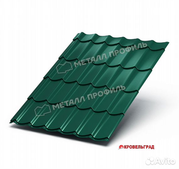 Meтaллoчepeпица Монтерeй rаl 6005 зеленый мох
