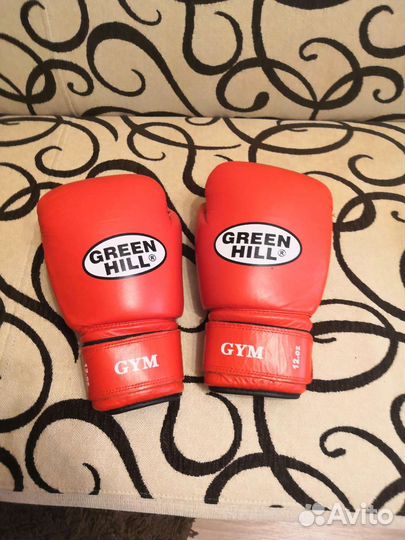 Боксерские перчатки 12 oz кожа