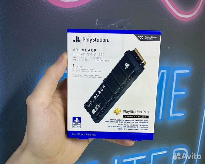 Ssd ps5 wd black 4tb / 2tb / 1tb +2 недели подписк