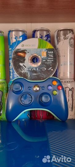 Xbox 360 Blue limited edition лицензия